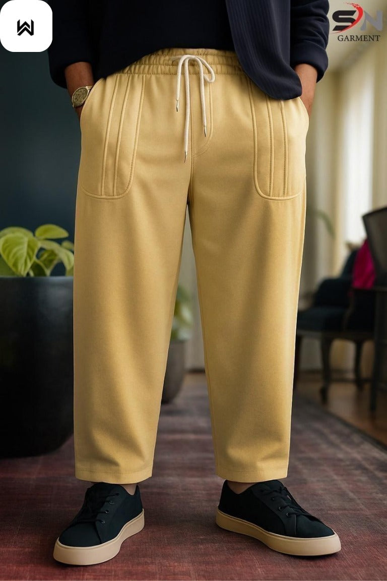 Pocket Stripe Baggy Trouser