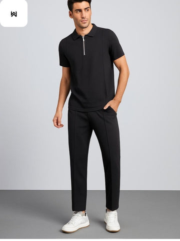 Zip Style Trouser Stripe Tracksuit